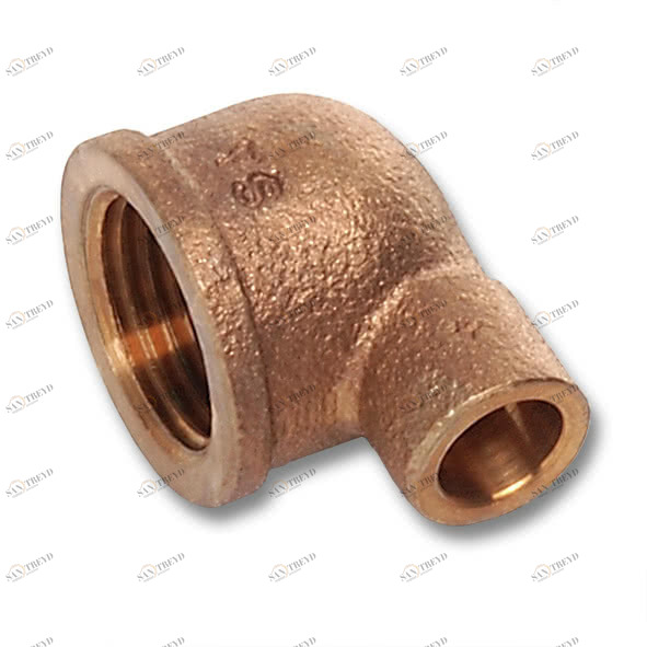 140901834 SANHA 4090G угловой переход ВП-ВР, бронза 18x3/4 мм 