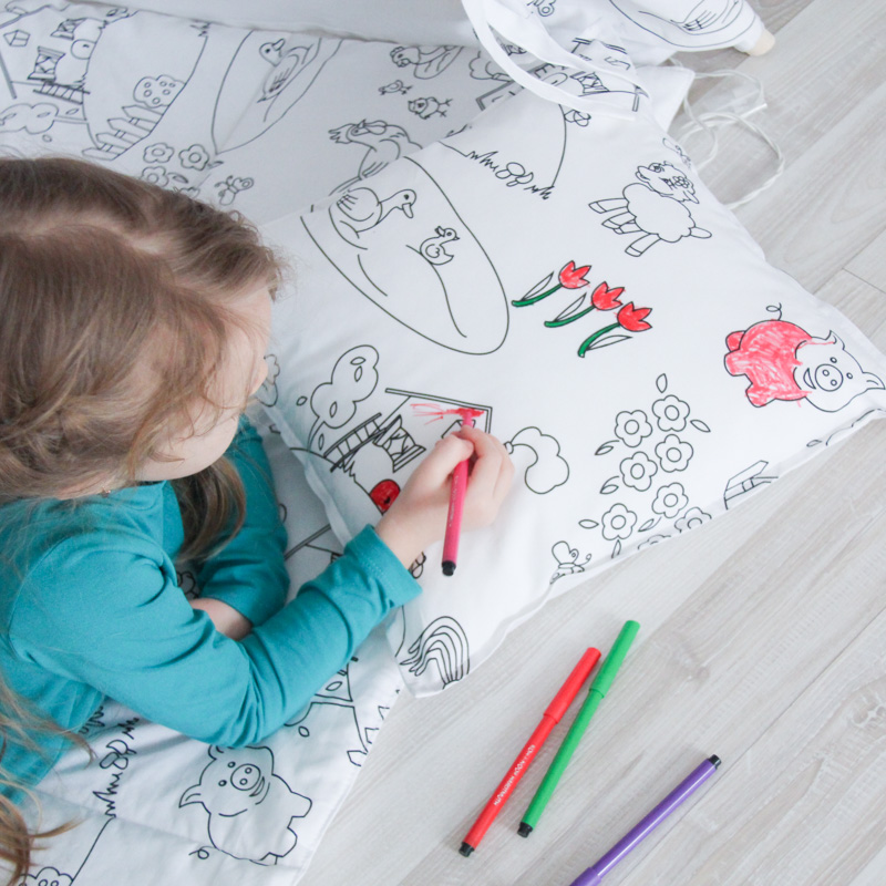 Подушка под раскраску Painter VAMVIGVAM PAINTER 281826 Белый Santreyd - Вид №1