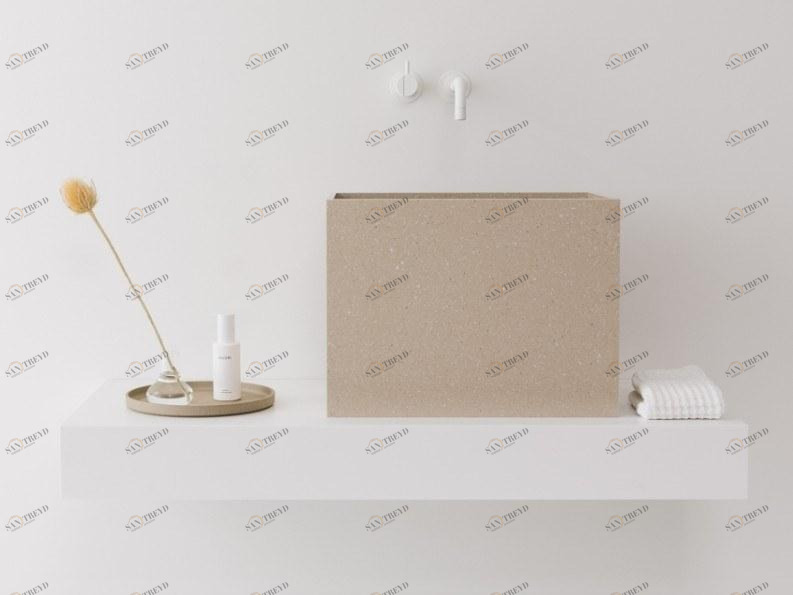 Накладная раковина на столешницу  овальная Not Only White Fall sun-id-1443483