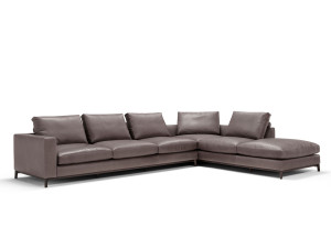 Кожаный угловой диван