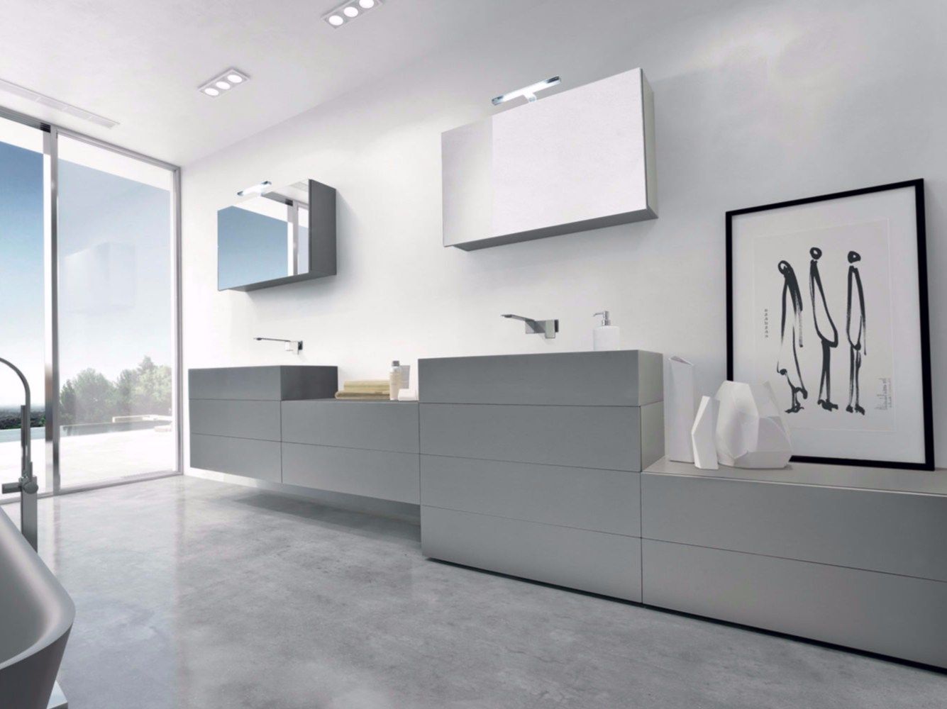 Двойная секционная раковина с ящиками LASA IDEA Syn ARCH-00142922