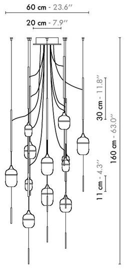 designheure Люстра из фарфора Fleur de kaolin sun-id-1443294 - Вид №3