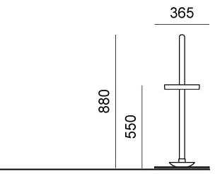 Diemmebi Напольная подставка для зонтов из окрашенного металла Cornetto sun-id-1450697 - Вид №1