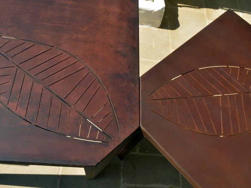 TrackDesign Квадратный садовый стол из стали Corten ™ Lila Tt0603002  - Вид №4