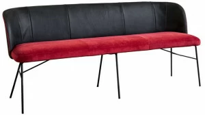 KFF Мягкая скамейка со спинкой Gaia line