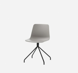 Вращающееся офисное кресло из полипропилена на насесте