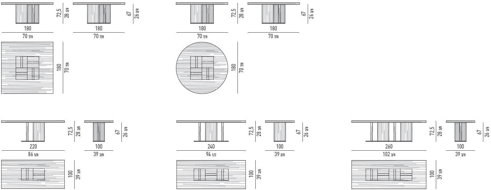 Minotti Стол Toulouse sun-id-1469829 - Вид №2