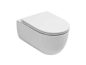 Подвесной туалет в витрине