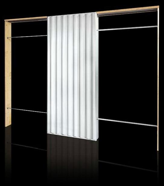 FIBROTUBI Рама стойки для раздвижной двери с противоположными створками Orchidea sun-id-1469872 - Вид №3