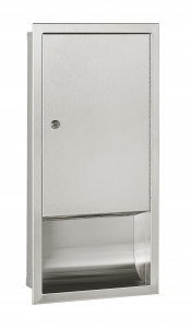 DTE0040CS Встраиваемый диспенсер для бумажных полотенец mediclinics