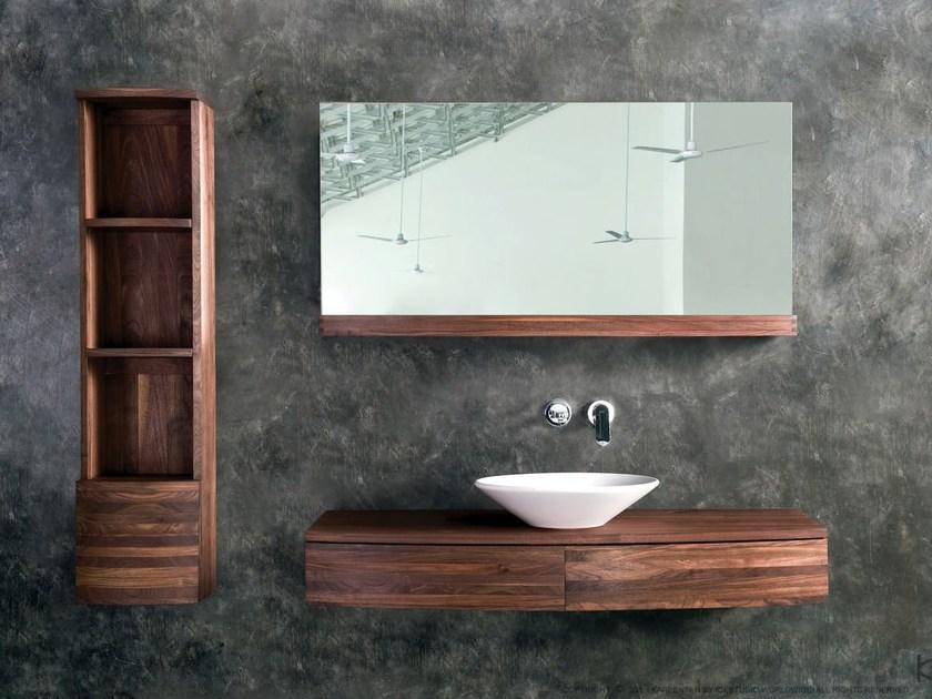 KARPENTER Прямоугольное настенное зеркало с контейнером Miles sun-id-1374228 - Вид №2