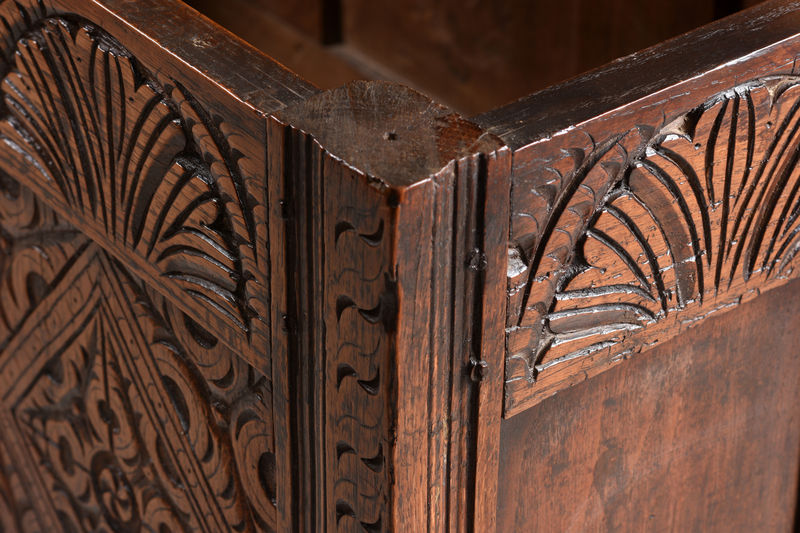 SOR27540 Дубовый резной сундук ijlbrown  - Вид №4