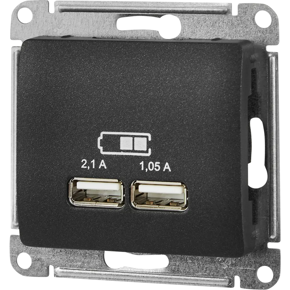 Schneider Electric Glossa — USB-розетка для современного интерьера 86710184 STLM-0070801 - Вид №1