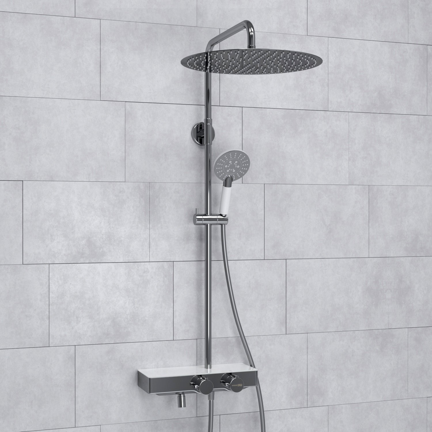 A113.117.058.CH Thermo Душевой комплект с термостатическим смесителем WasserKRAFT 