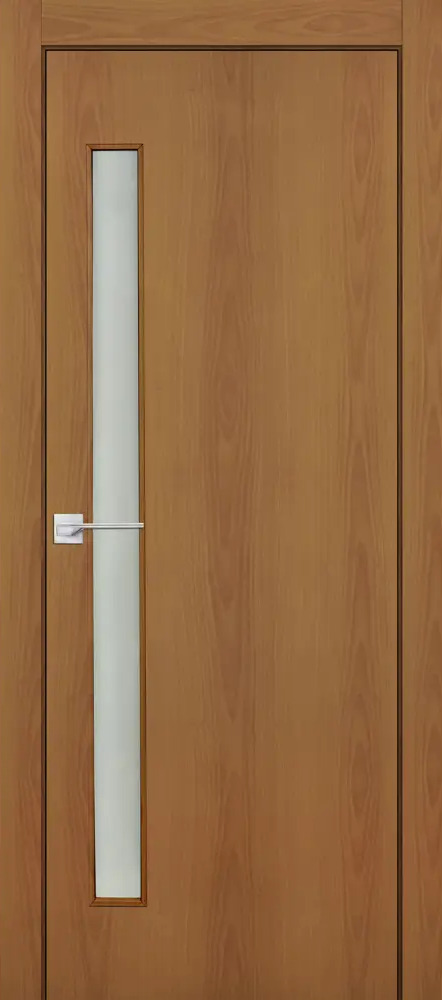 ПРИНЦИП: Межкомнатная дверь со стеклом Миланский орех 90×200 см 87923210