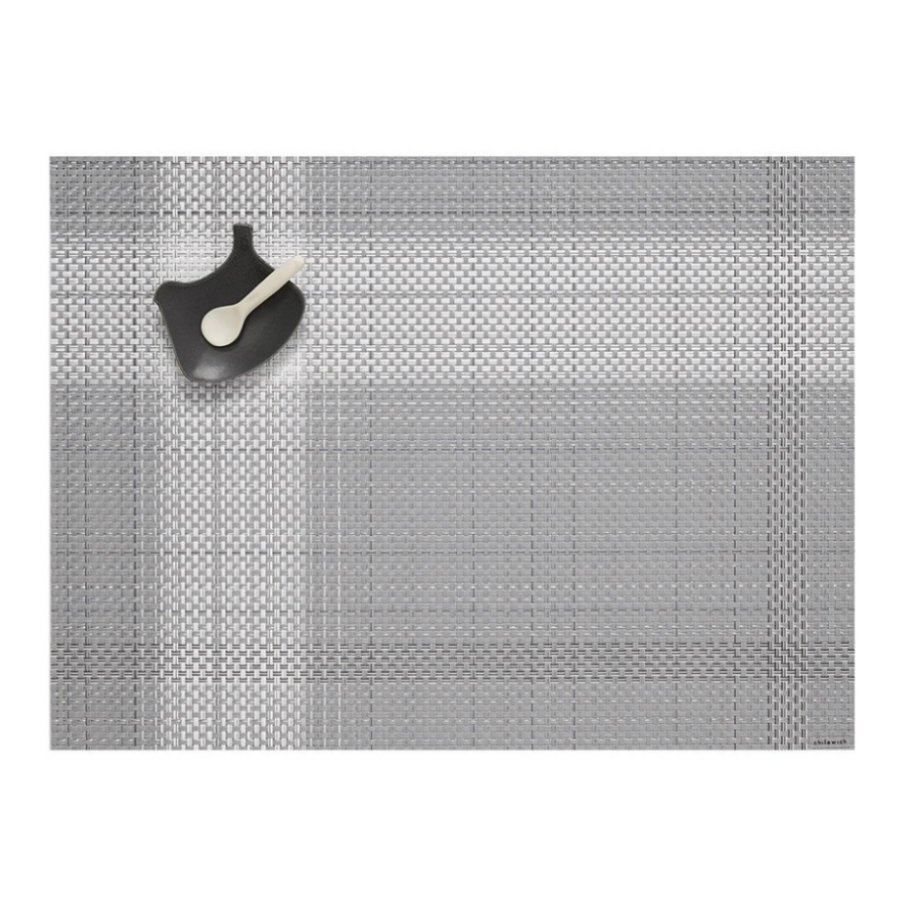 Салфетка виниловая Shadow, жаккардовое плетение, 36х48 см Chilewich C100523001 - Вид №2