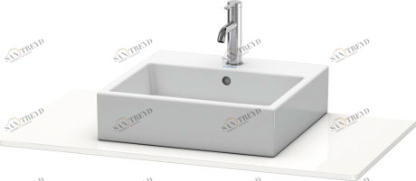 XS060E02222 XSquare Консоль Белый глянцевый декор Duravit