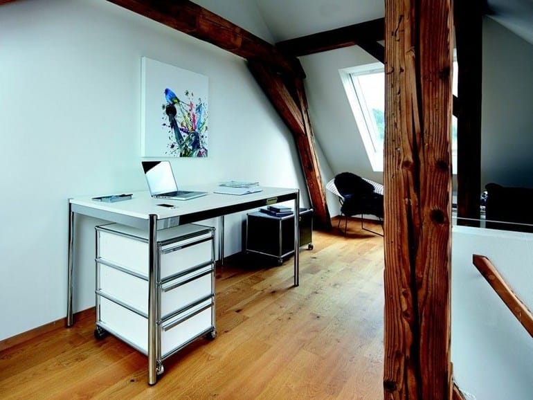 Модульный офисный комод с колесами с замком USM USM SELECTION ARCH-00020030