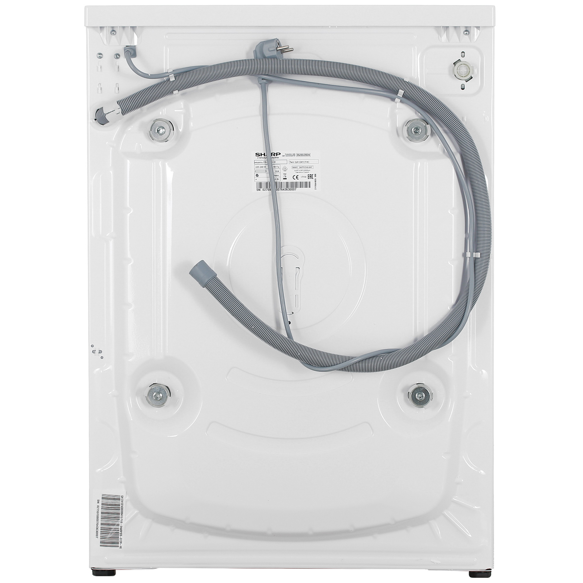 5323605 Стиральная машина Sharp ES612RW белый STDN-0066265 - Вид №9