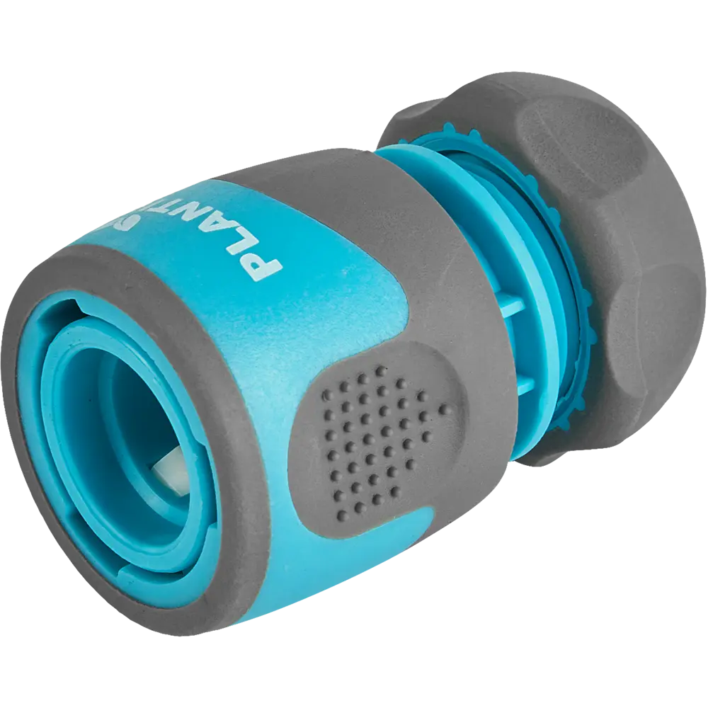 Коннектор для шланга с автостопом Plantic Light 1/2" STLM-2059281 - Вид №1
