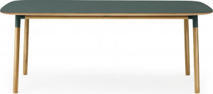 602838 Стол Form 95 x 200 см Зеленый / Дуб Норманн Копенгаген Normann Copenhagen