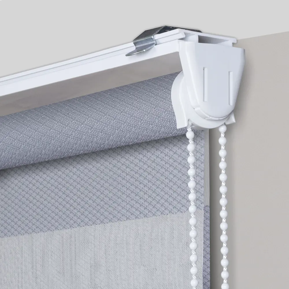 Рулонная штора день-ночь MIAMOZA Сиберия 40×160 см серая 89411448 STLM-1573896 - Вид №1