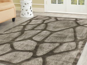 Шелковый прямоугольный ковер