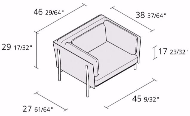 Alias Кресло с подлокотниками Twelve sun-id-1507041 - Вид №6