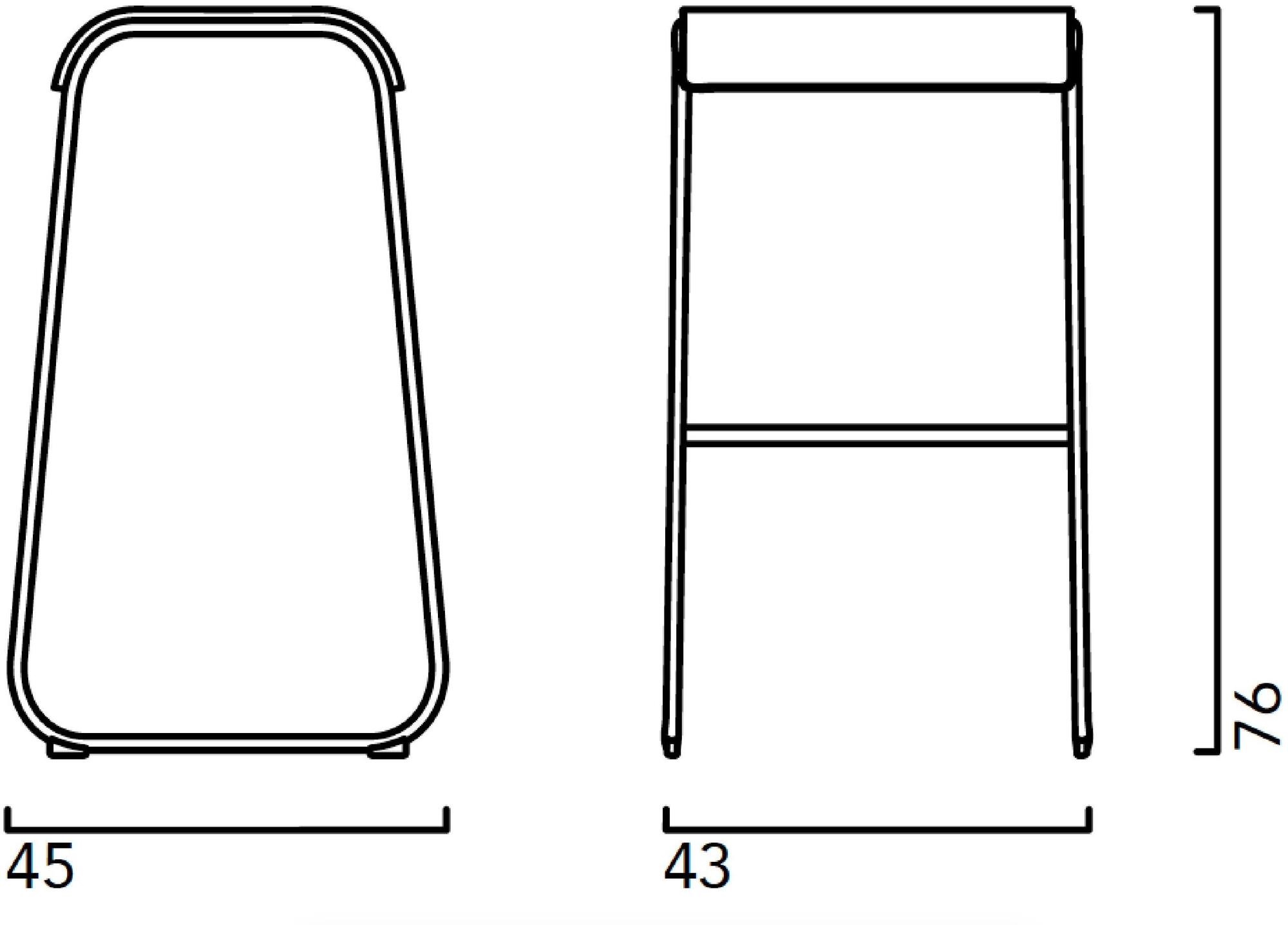 Crassevig Санный деревянный табурет Lineo sun-id-1418281 - Вид №8