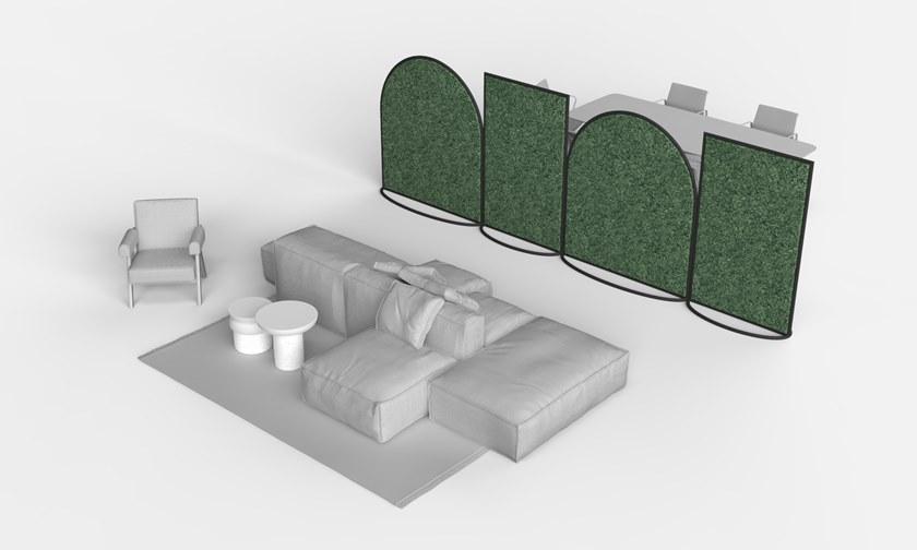 GREEN MOOD Звукопоглощающая перегородка для офиса G-line sun-id-1424614 - Вид №14