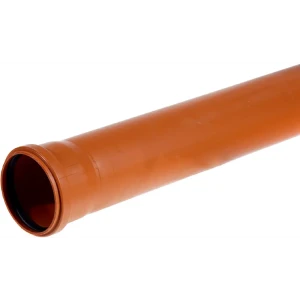 Труба канализационная наружная SN4 110x1000 мм ПВХ