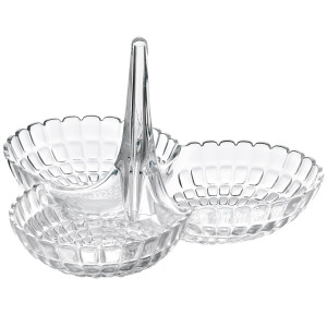 19920000 Менажница tiffany, прозрачная Guzzini