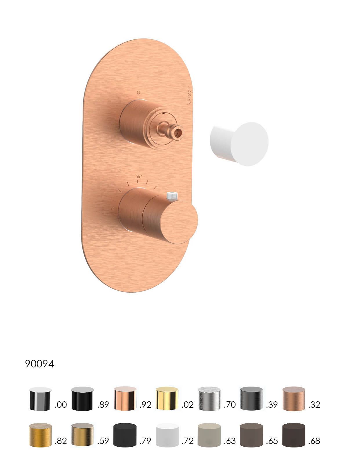 Встраиваемый термостатический смеситель для душа Rubinetterie Frattini ARCH-00032233 - Вид №13