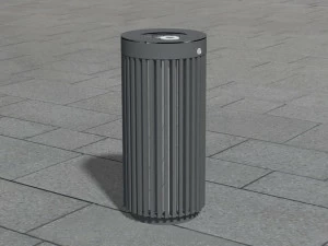 BENKERT BANKE Урна из нержавеющей стали с пепельницей для улицы Litter bin