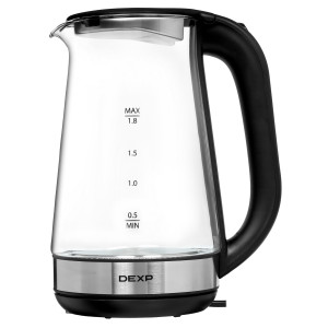 9072289 Электрочайник DEXP EK-12GJB черный