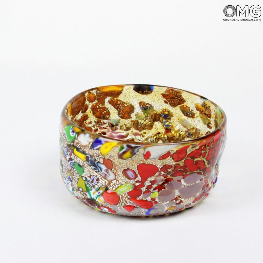 628 ORIGINALMURANOGLASS Вазочка для конфет и фруктов - муранское стекло OMG 10 см  - Вид №1