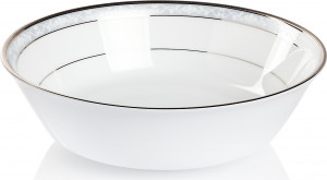 10599218 Noritake Салатник круглый Noritake "Хэмпшир,платиновый кант" 23см Фарфор