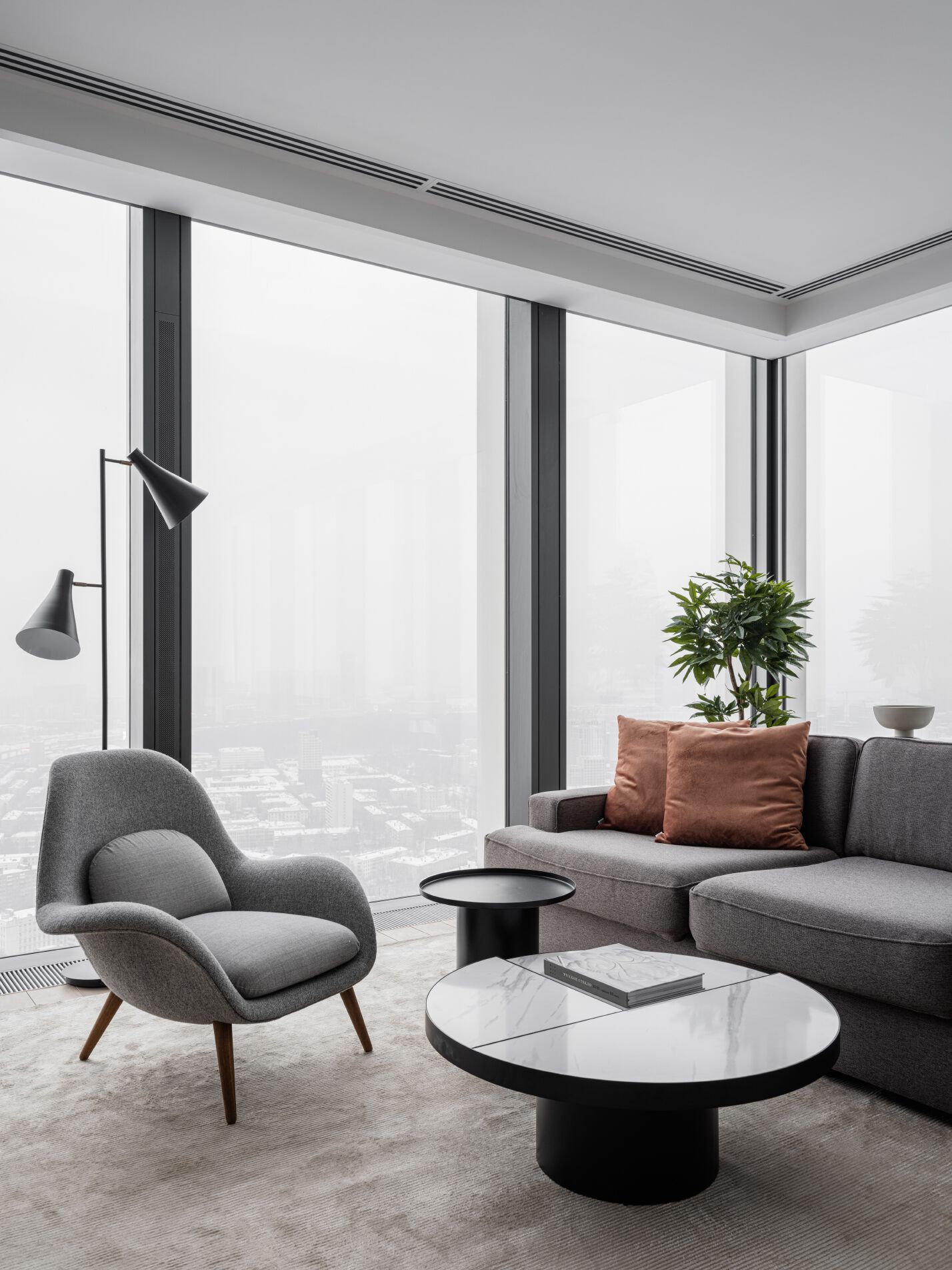 Прямоугольный ковер ручной работы Tapis Rouge цветной блок ARCH-00138835 - Вид №4