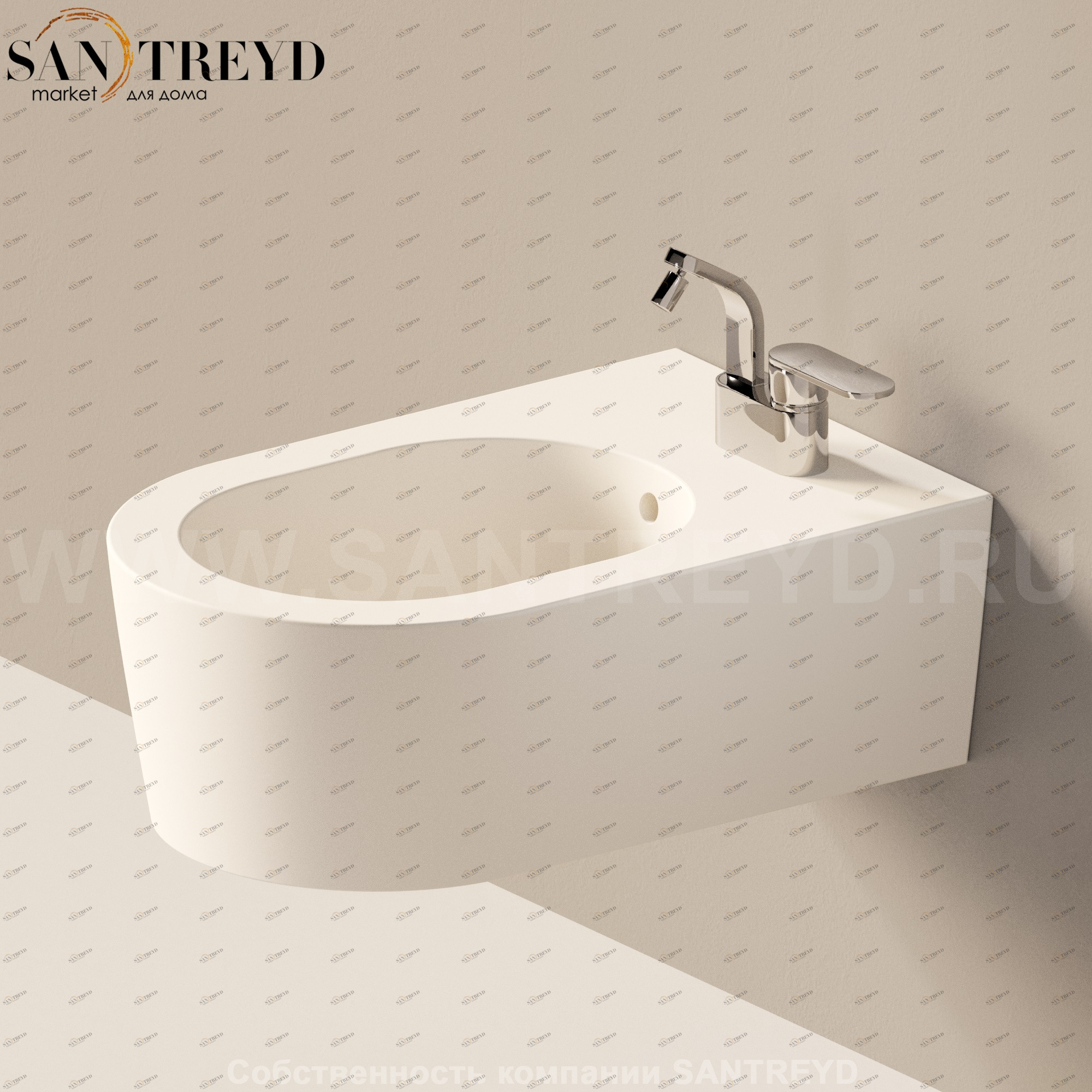 5051B9003 Биде подвесное Link Ceramica Flaminia