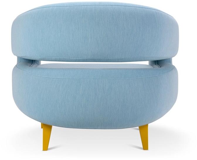 Adrenalina Кресло с обивкой из ткани с подлокотниками Roche sun-id-1507468 - Вид №3