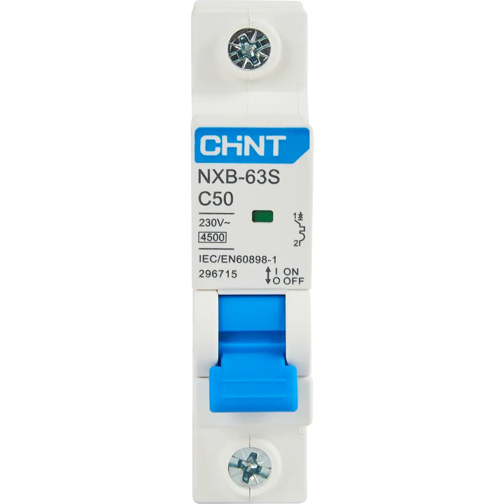 Автоматический выключатель CHINT NXB-63S — надежная защита от перегрузок и коротких замыканий 85334594 STLM-0061730 - Вид №1