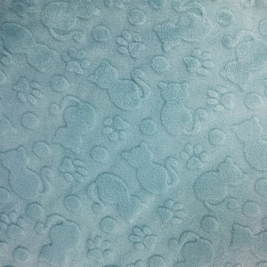 84330540 Плед «» 140x200 см фланель цвет синий Котики