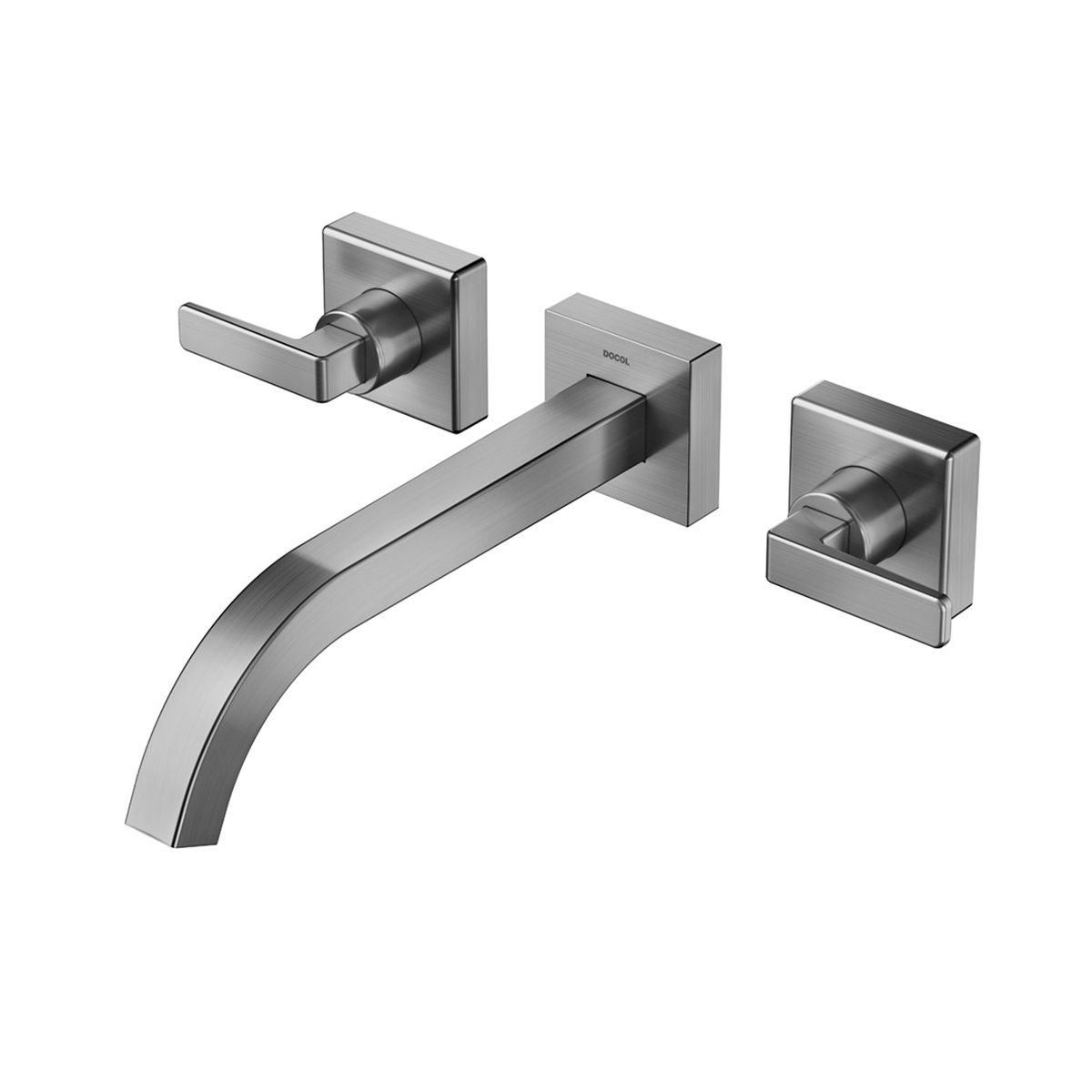 00832470 Настенный смеситель для ванной комнаты из полированного графита Docol DOCOL STILLO 