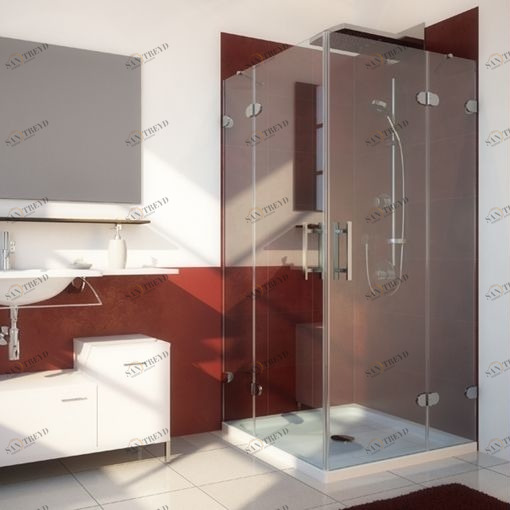 Душевая кабина 95x95 GK-004 стекло прозрачное GUTEWETTER LUX SQUARE 95X95GK004