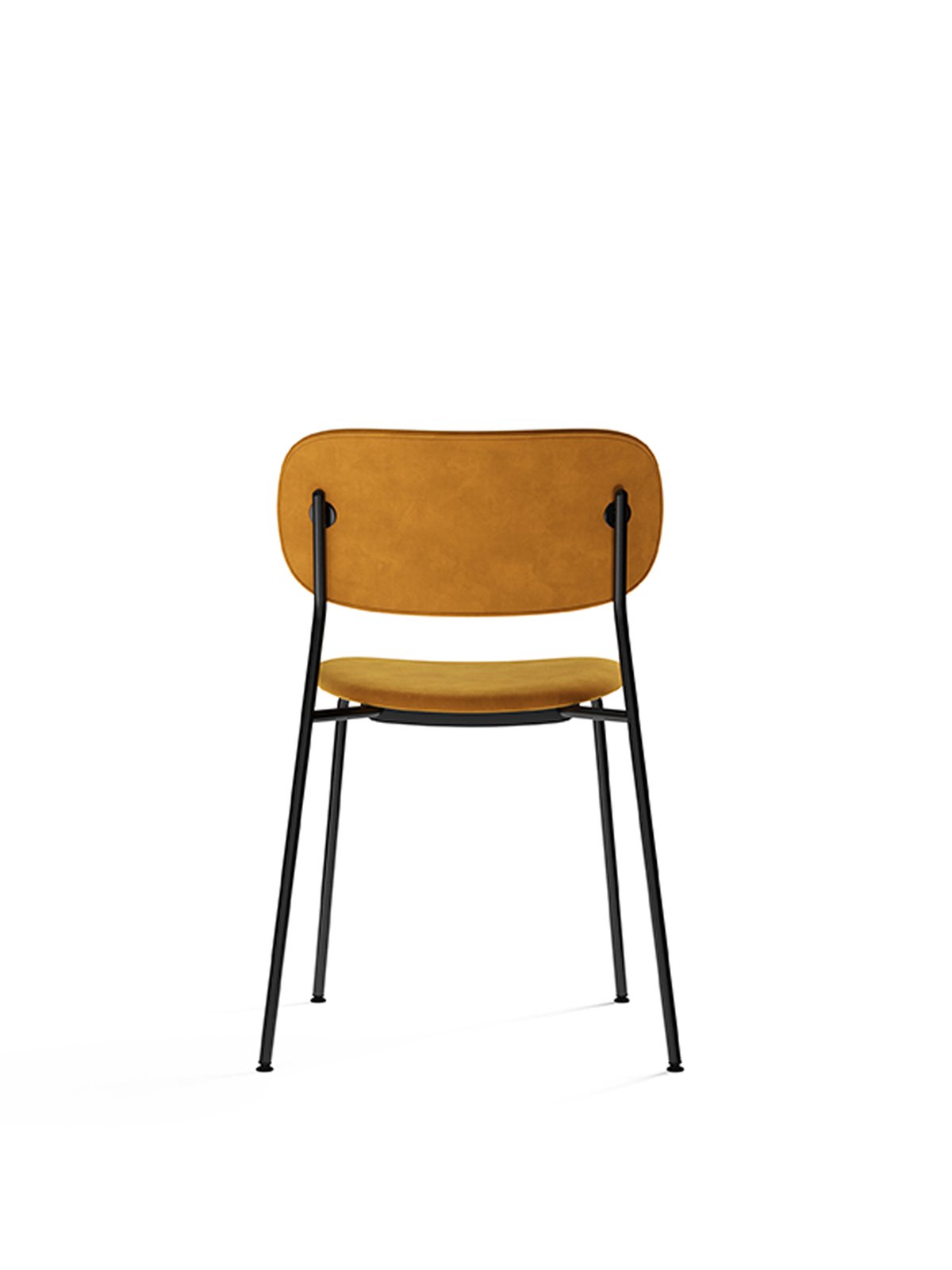 1179002-001507ZZ MENU Обеденный стул, полностью обитый, черный Ритц - 1644  - Вид №9