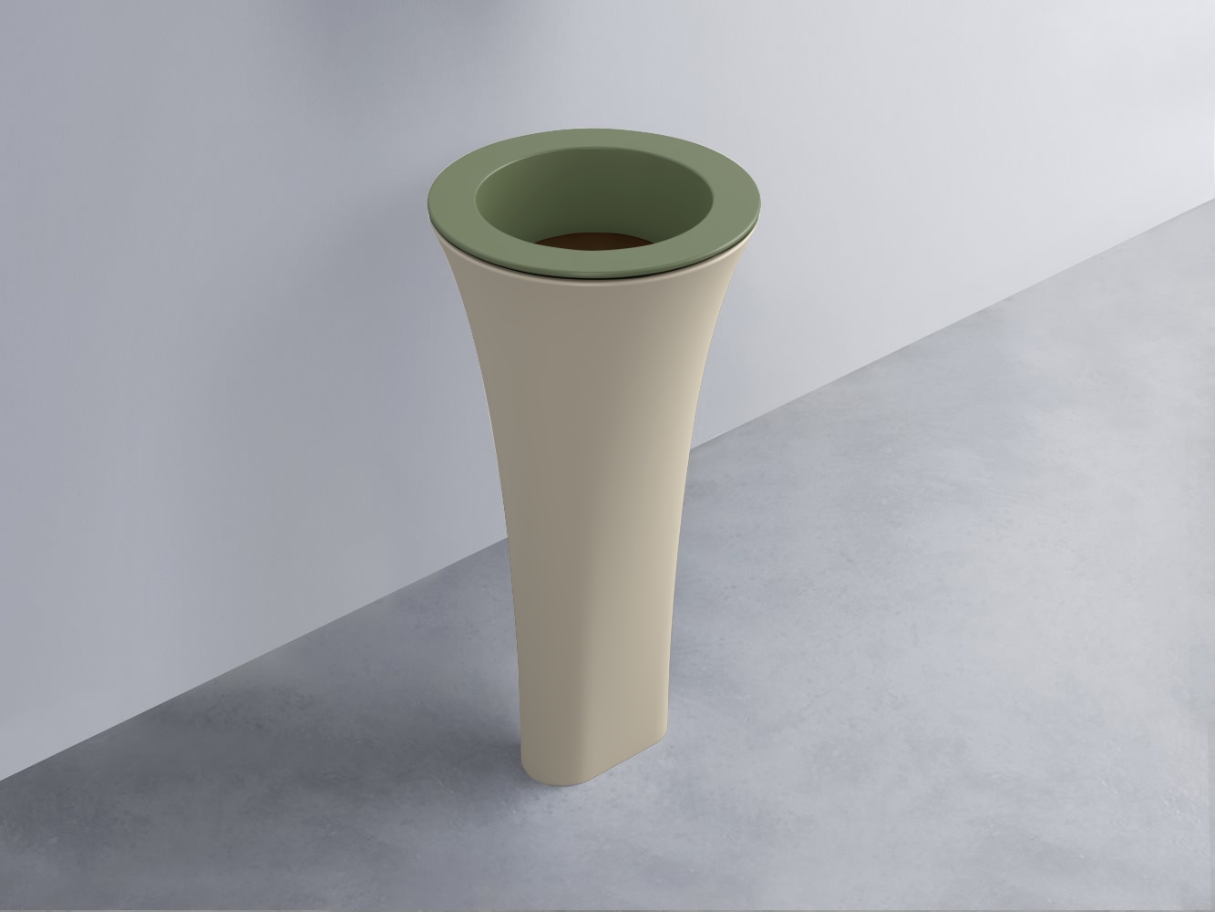 AMLA45-AG+AMPILT-CA+AMCOLT-LN Раковина Amedeo Tondo отдельностоящая cielo Enjoy + Amedeo Ceramica Cielo