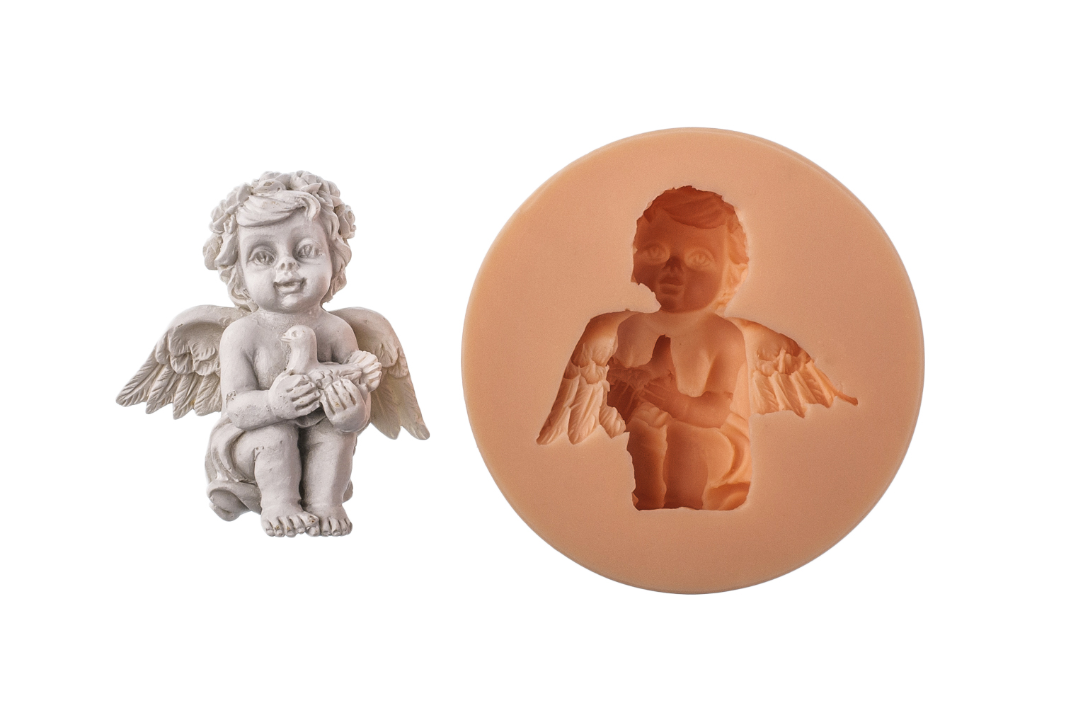 10026 Молд №982 силикон Ангелы, религия HobbyPage 