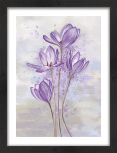 91166085 Картина в раме "Цветы" 40x30 см PM-3424 STLM-0506582 POSTERMARKET