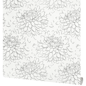 Обои флизелиновые Grandecolife Flower белые 1.06 м GDR142101