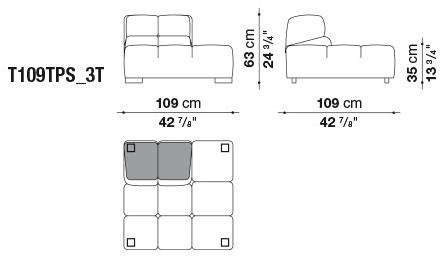 B&B Italia Модульный секционный диван Tufty time sun-id-1414316 - Вид №24